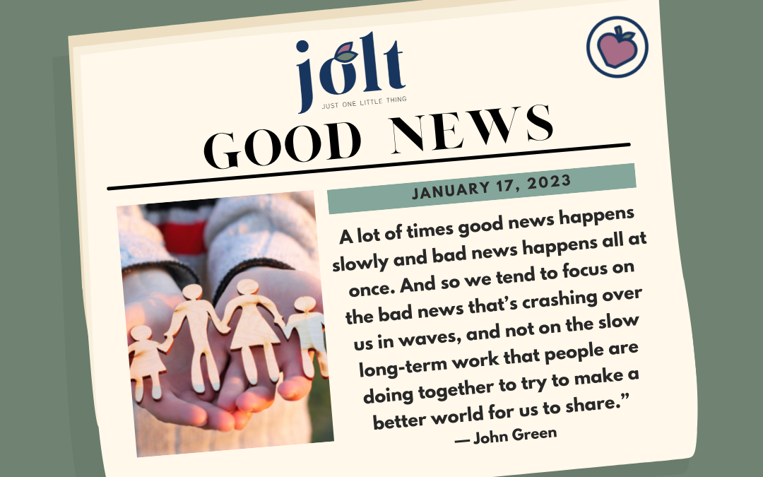 This Weeks Good News January 17, 2023 Kelly Buckley